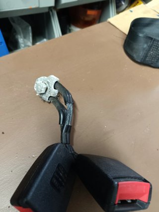 Encaixe de cintos traseiros vw golf mk4 IV