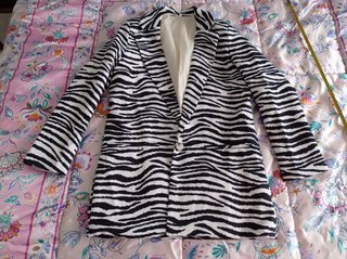Blazer estampado cebra zebra Talla S