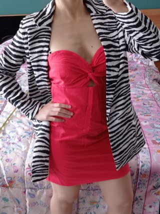 Blazer estampado cebra zebra Talla S