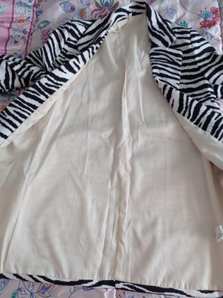 Blazer estampado cebra zebra Talla S