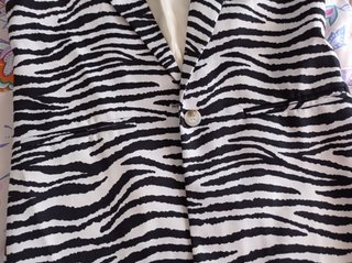 Blazer estampado cebra zebra Talla S