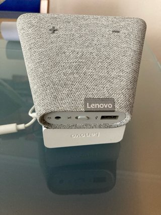 Smart Clock Lenovo Gris
