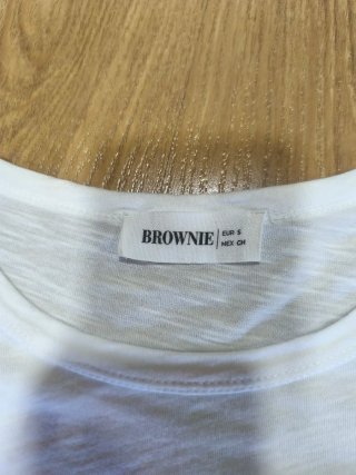 Camiseta manga larga Brownie blanca