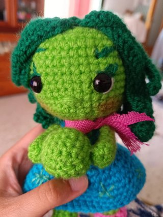 Muñecas de crochet hechas a mano