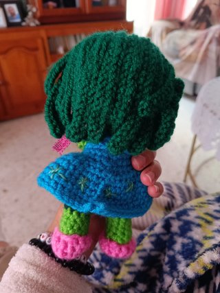Muñecas de crochet hechas a mano