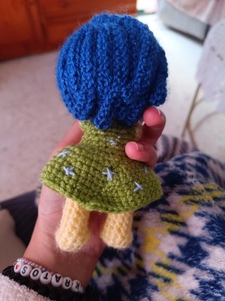 Muñecas de crochet hechas a mano