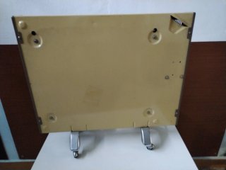 Radiador Eléctrico Beige y Plateado