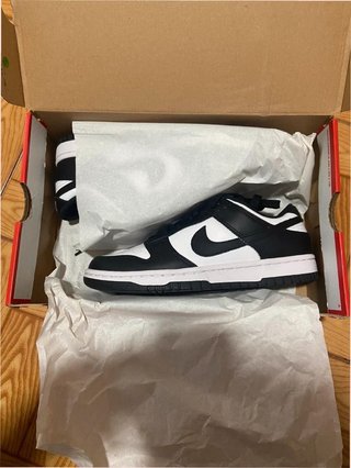 Nike Dunk Low White Black Panda Unisex Talla 36
