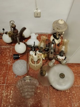 Lote de lámparas variadas