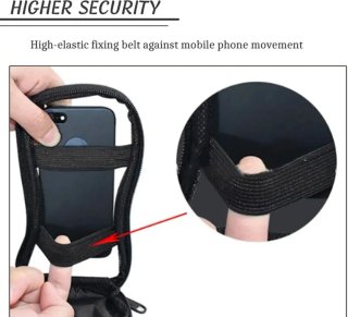 Bolsa para bicicleta con pantalla táctil