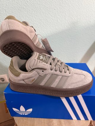 Zapatillas Adidas Samba Talla 41 1/3 Beige/Verde