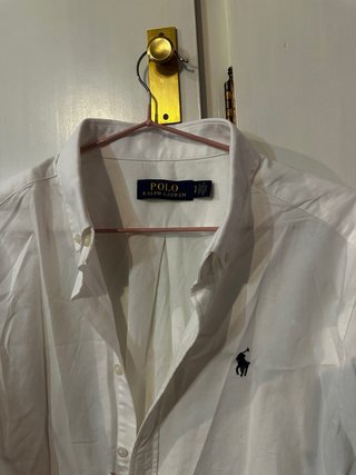 Camisa Polo Ralph Lauren Blanca Talla S