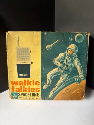 Coppia Walkie Talkie Spacetone 401 Vintage