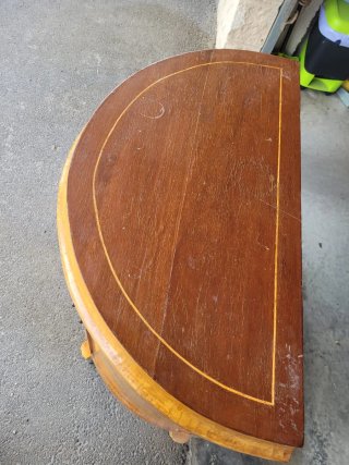 Cómoda vintage madera y metal