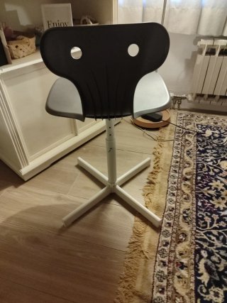 Silla de oficina Ikea gris