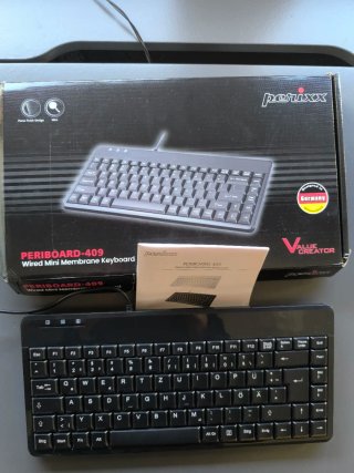 Teclado Perixx PERIBOARD-409U Mini USB
