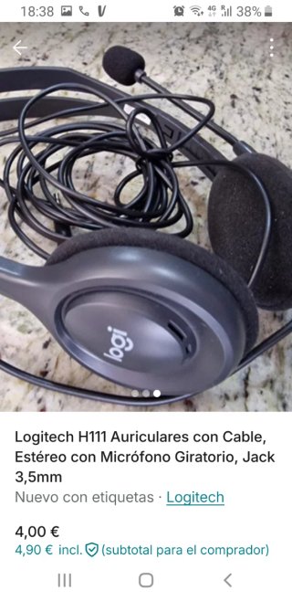 Logitech H111 Auriculares con Cable