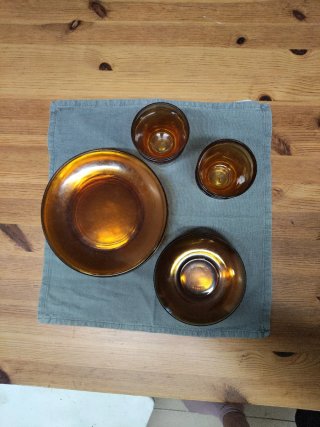 Duralex Bicchieri e Piatti Ambra