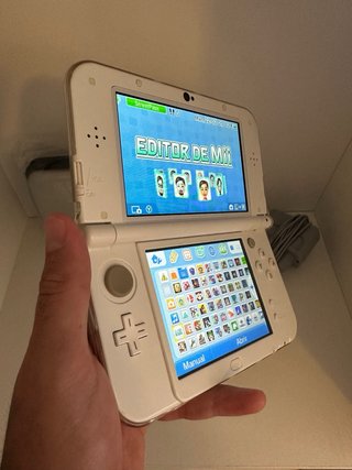 New nintendo 3Ds XL blanca + juegos (Doble IPS)
