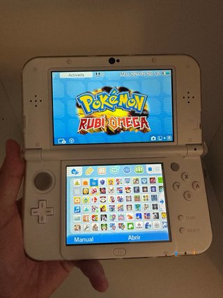 New nintendo 3Ds XL blanca + juegos (Doble IPS)