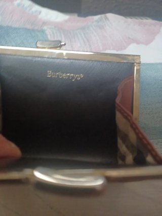 Monedero Burberrys Cuadros Marrón Beige