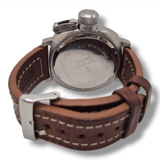 RELOJ CAUNY PRIMA 280255C CORREA CUERO MARRON