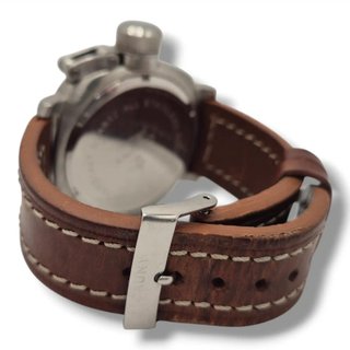 RELOJ CAUNY PRIMA 280255C CORREA CUERO MARRON