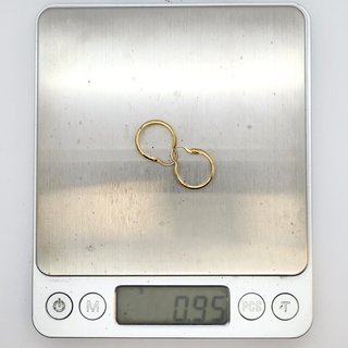Pendientes Aro Oro 18k 0.95g