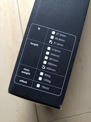 Tija Telescópica NUEVA XLC SP-T05 Pro