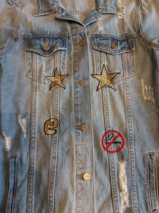 Giubbotto Jeans Urban/Punk Taglia S