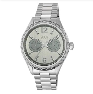 Reloj TOUS plateado con cronógrafo