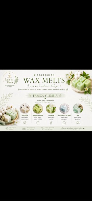 Wax Melts Aromáticos para Difusor