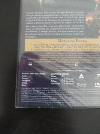 Shakespeare in Love DVD