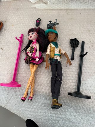Lote Monster High Draculaura y Clawd Wolf