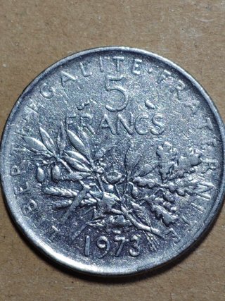Moneda 5 Francos 1971 y 1973