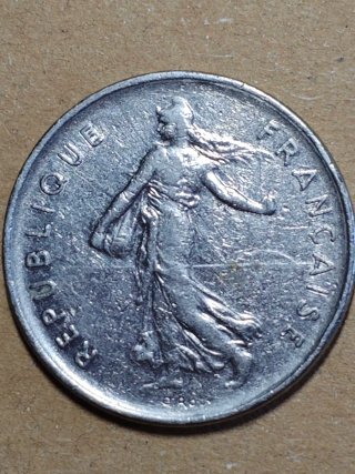 Moneda 5 Francos 1971 y 1973