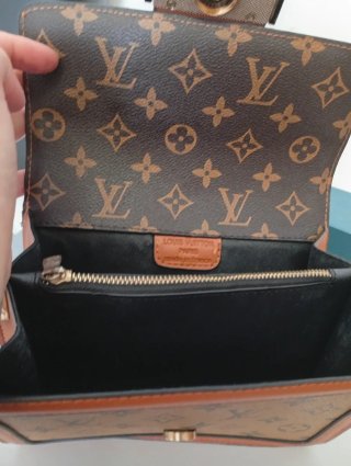 Borsa Louis Vuitton Marrone e Oro