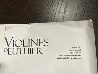 Violín 1/4 Luthier Original con Certificado