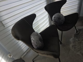 Sillones de Diseño Negro/Gris