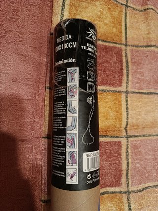 Estor Enrollable Azul 100x180cm Nuevo