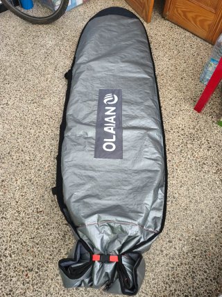 Tabla de surf 7.4 + funda + rack + leash