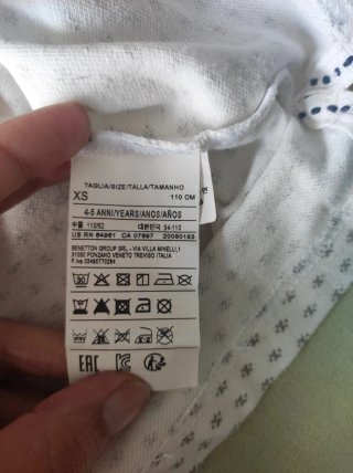 Polo niño Benetton 4-5 años