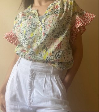 Blusa Pom Amsterdam Talla S/36 Algodón