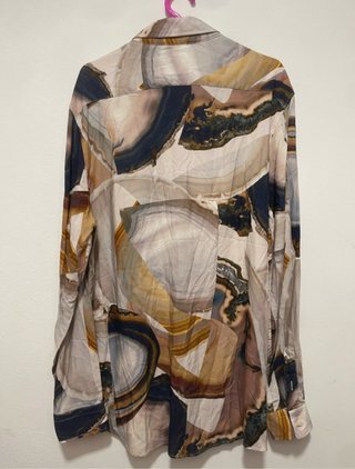 Camisa Zara Estampada Talla M