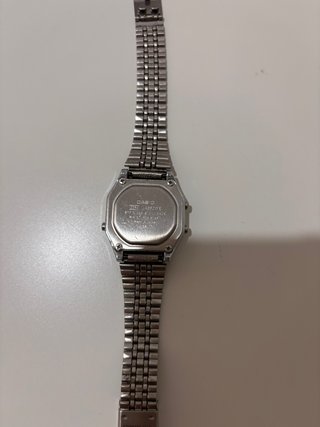 Reloj Casio Digital Plateado
