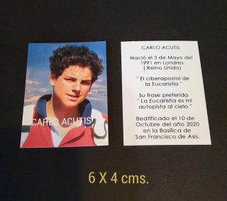 Carlo Acutis, Medalla, Estampa o Lote.