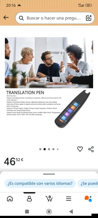 Lápiz traductor multifunción