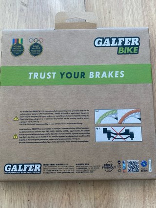 2 Discos Freno Galfer Bike DB103W 180mm