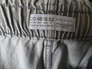 Pantalón vaquero gris mujer Primark