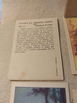 12 Cromos Historia Progreso Humano Serie 1